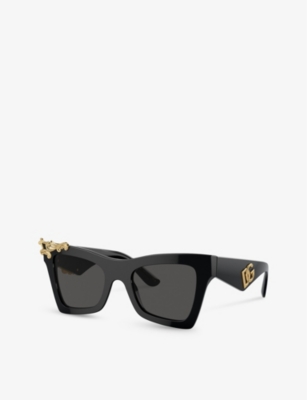 DOLCE & GABBANA: DG4434 cat-eye frame acetate sunglasses