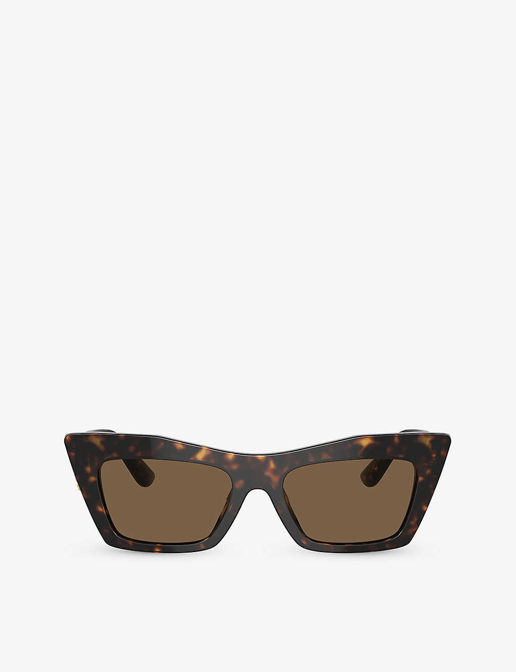Dolce & Gabbana Dg4435 Cat-eye Frame Acetate Sunglasses In Brown / Dark