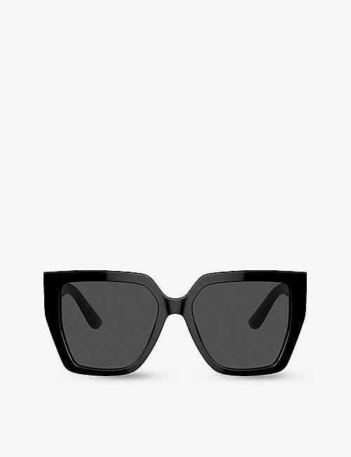 DOLCE & GABBANA: DG4438 square-frame acetate sunglasses