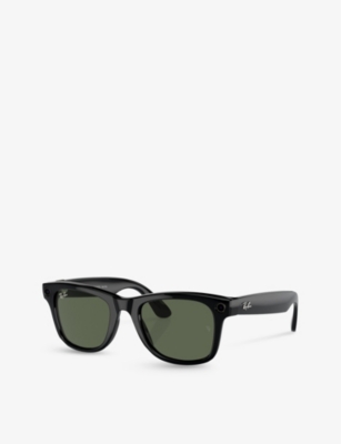 Ray-Ban Meta RW4008 Wayfarer acetate sunglasses