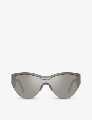 BALENCIAGA: 6E000185 BB0004S round-frame acetate sunglasses