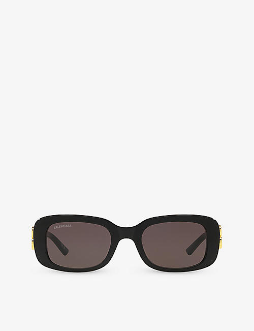 BALENCIAGA: 6E000317 BB0310SK square-frame acetate sunglasses