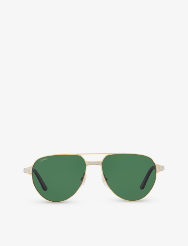 CT0425S pilot-frame metal sunglasses