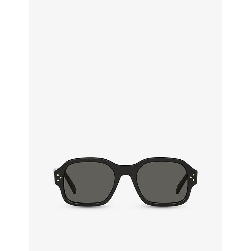 Celine Womens Black Cl40266u Square-frame Acetate Sunglasses