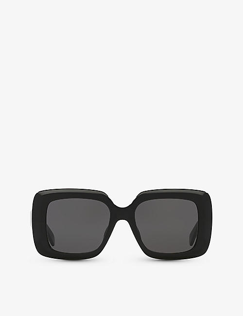 CELINE: CL40263I Bold 3 Dots square-frame acetate sunglasses