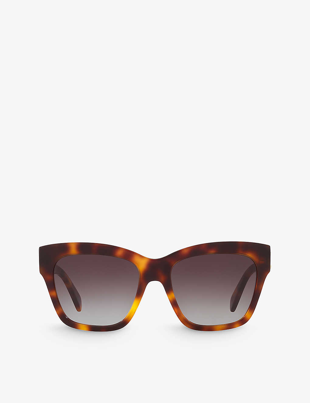 Celine Womens Brown Cl000403 Triomphe Irregular-frame Acetate Sunglasses