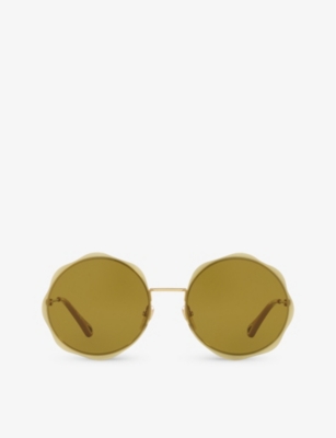 CHLOE: CH0202S metal round frame sunglasses