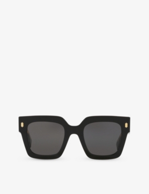 FENDI: FE40101I Fendi Roma square-frame acetate sunglasses