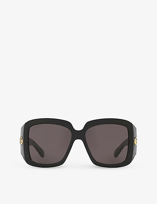 GUCCI: GC002115 GG1402S square-frame acetate sunglasses