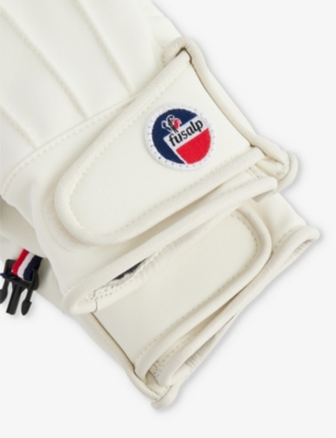 FUSALP: Glacier brand-patch stretch-woven gloves