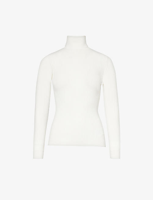 FUSALP: Ancelle ribbed knitted top