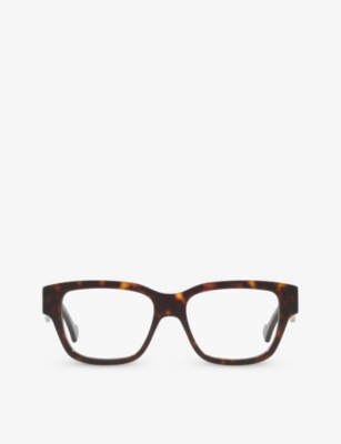 GUCCI: GG1428O square-frame acetate glasses