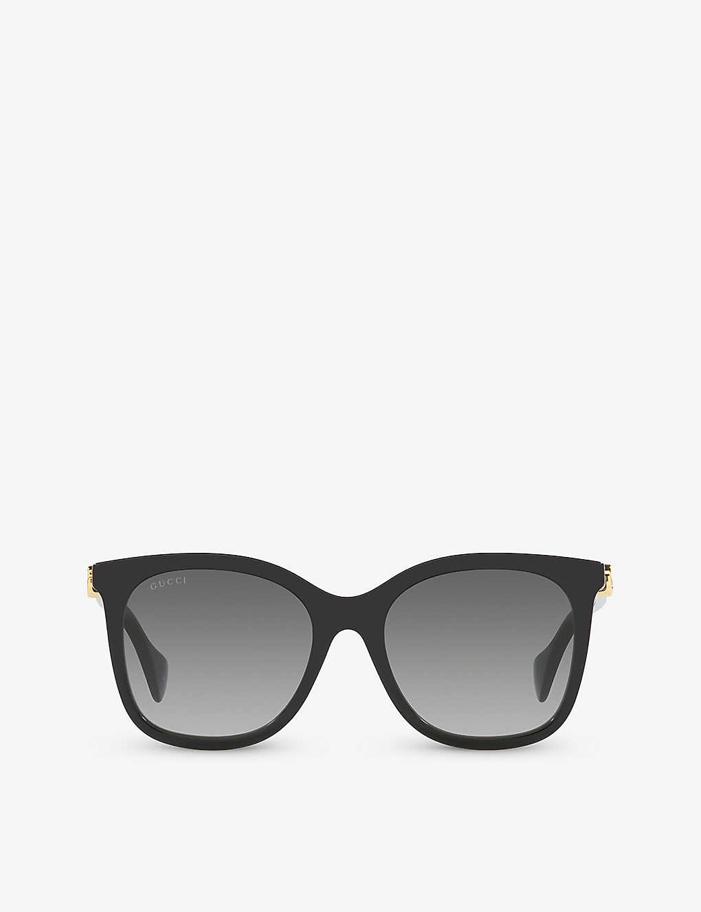 Gucci Womens Black Gg1071s Square-frame Acetate Sunglasses