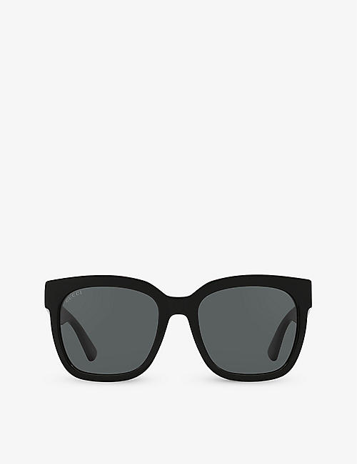 GUCCI: GG0034SN square-frame acetate sunglasses