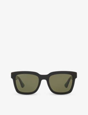 GUCCI: GG0001SN square-frame acetate sunglasses