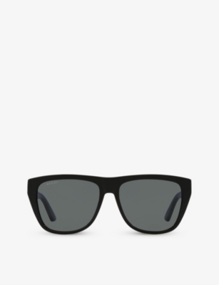 GUCCI: GG0926S rectangular-frame acetate sunglasses