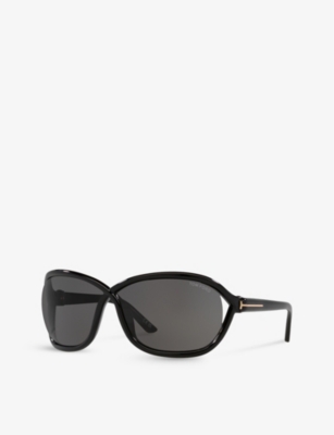 Tom Ford Womens Black Tr001753 Fernanda Butterfly-frame Acetate Sunglasses In Black