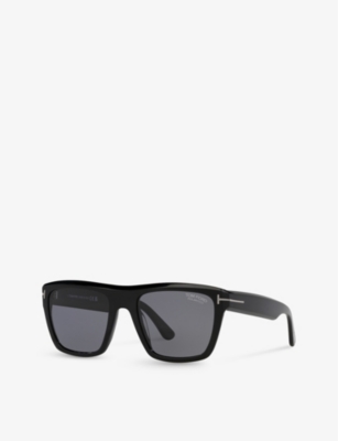 Tom Ford Womens Black Tr001778 Alberto Square-frame Acetate Sunglasses In Black