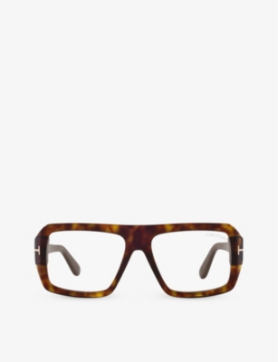 TOM FORD: FT5903-B square-frame acetate glasses