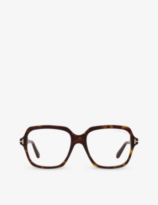 TOM FORD: FT5908-B irregular-frame acetate glasses