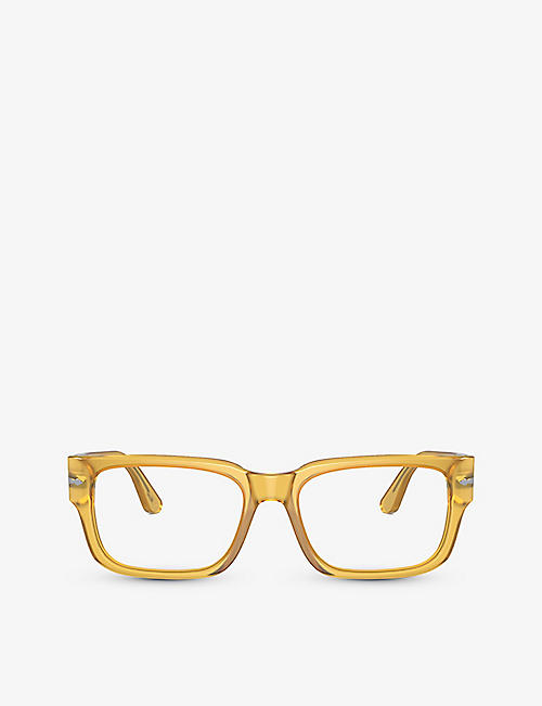 PERSOL: PO3315V rectangle-frame acetate sunglasses