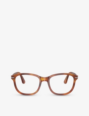 Persol Womens Brown Po1935v Pillow-frame Acetate Sunglasses