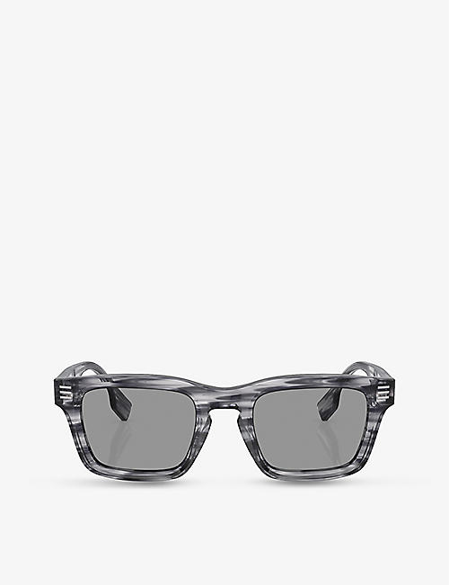 BURBERRY: BE4403 rectangular-frame acetate sunglasses