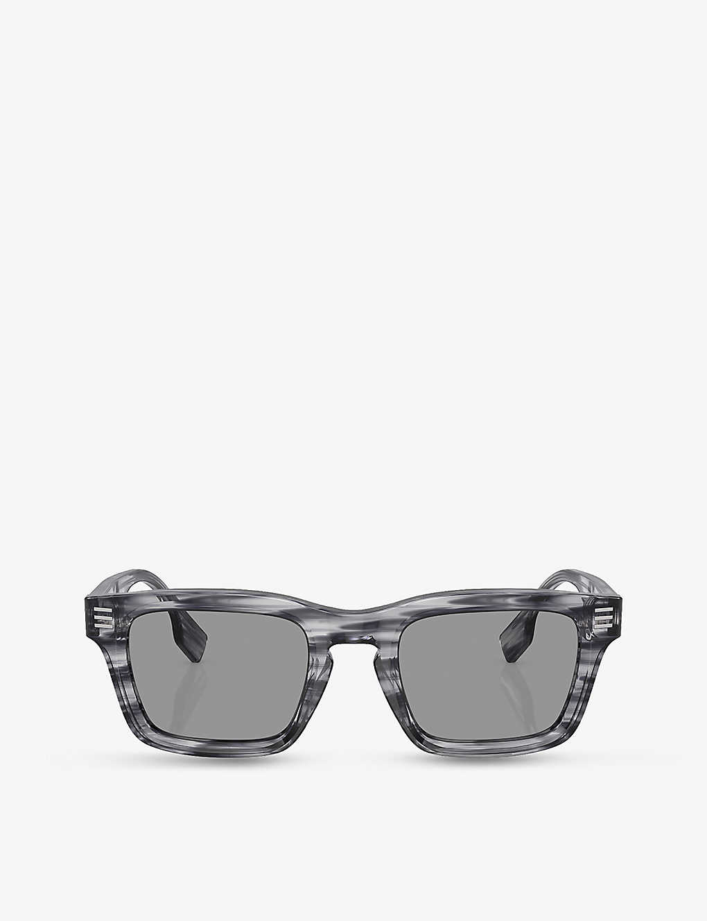 Burberry Womens Grey Be4403 Rectangular-frame Acetate Sunglasses