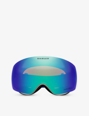 OAKLEY: OO7064 Flight Deck M rectangle-frame acetate Prizm ski goggles