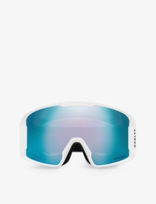 Oakley Women's White Oo7070 01 Line Miner™ Shield-frame O Matter Snow Googles