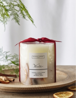 THE WHITE COMPANY: Winter Botanical medium wax candle 660g