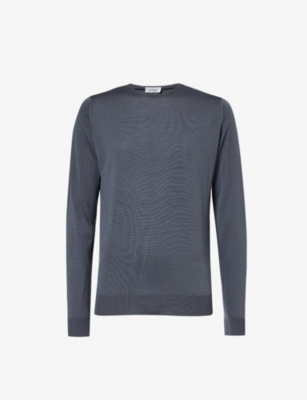 JOHN SMEDLEY: Lundy crewneck wool jumper