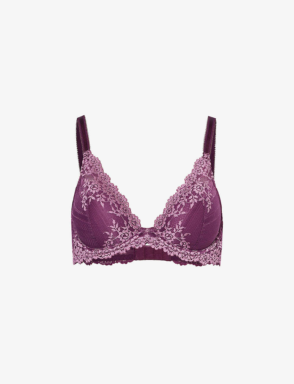Wacoal Embrace Floral-embroidered Underwired Stretch-lace Bra