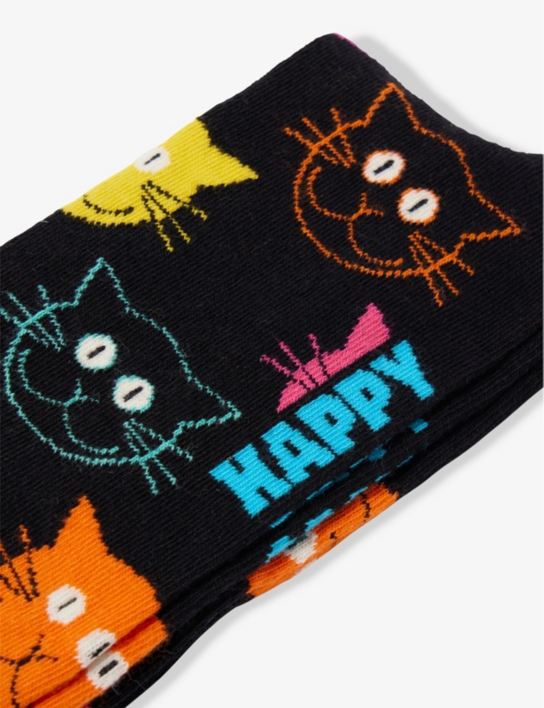 Cat cotton-blend socks