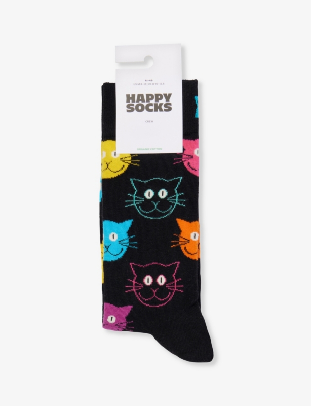 Cat cotton-blend socks