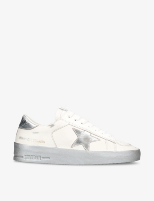 Golden Goose Womens White/oth Women's Stardan 80185 Leather Low-top Trainers