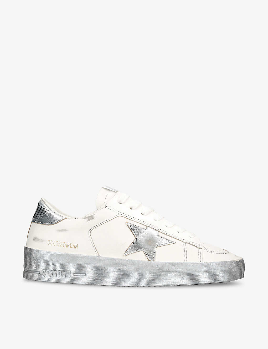 Golden Goose Womens White/oth Women's Stardan 80185 Leather Low-top Trainers