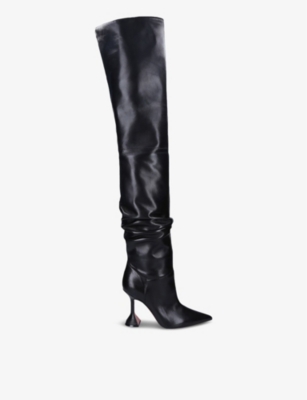 Knee high shop designer boots