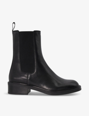 DUNE: Peanuts elasticated-side leather Chelsea boots