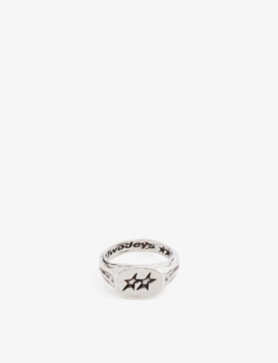 TWOJEYS: Superstar sterling-silver plated brass ring