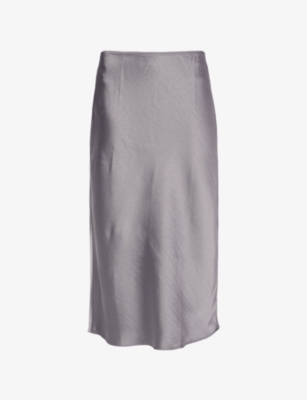 SAMSOE SAMSOE: Agneta mid-rise recycled-polyester midi skirt