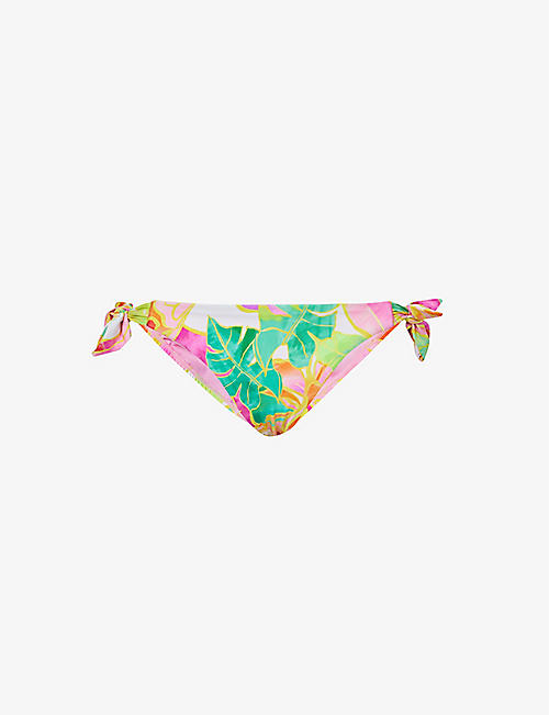 SEAFOLLY: Wonder graphic-print bikini bottoms