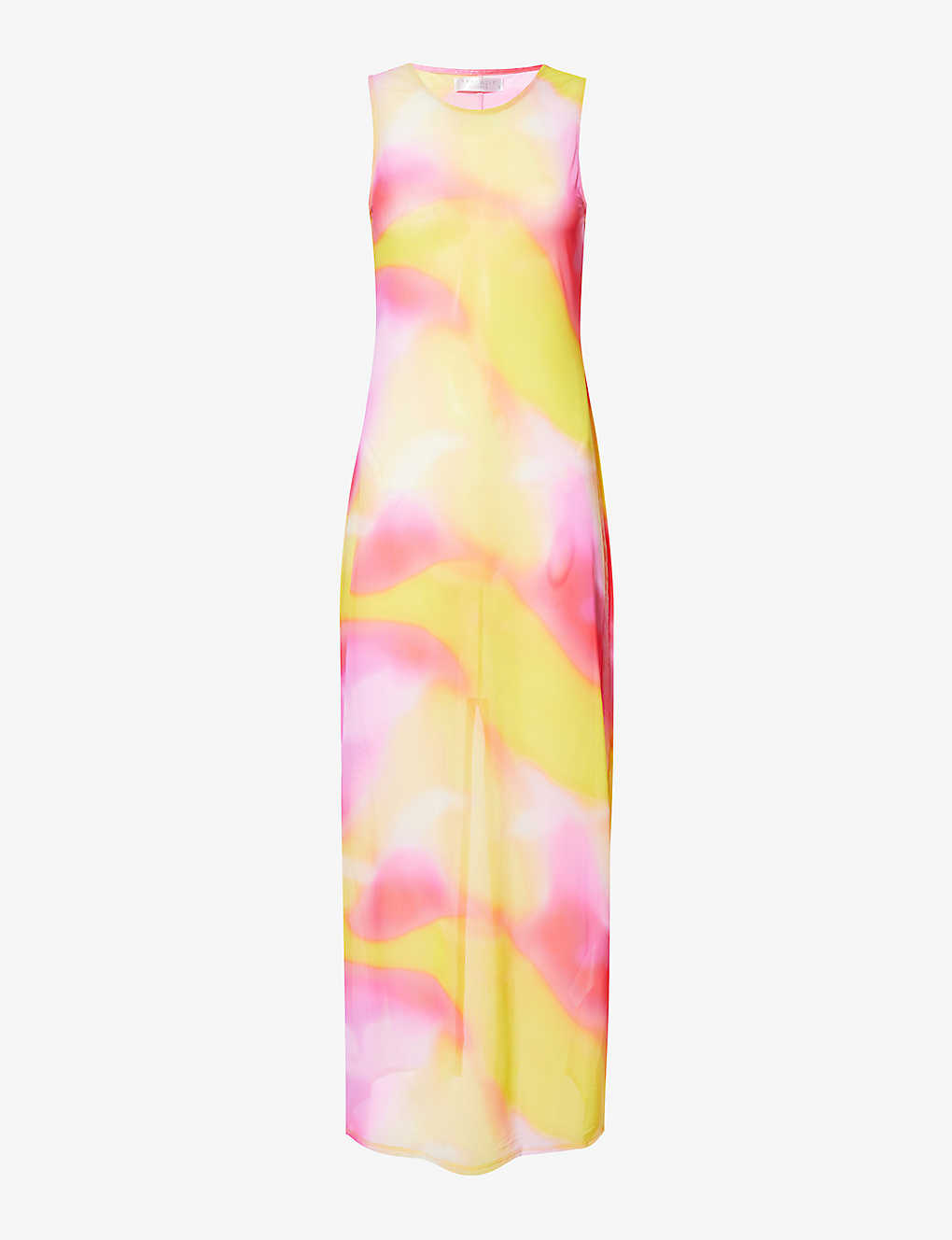 Seafolly Womens Fuchsia Rose Gradient-design Slim-fit Stretch Recycled-polyester Maxi Dress