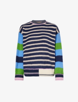 Shop Stine Goya Women's Candy Stripes Shea Striped Knitted Jumper In Multi-coloured