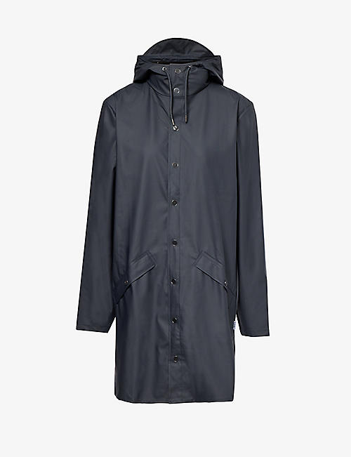 RAINS: High-neck regular-fit shell jacket