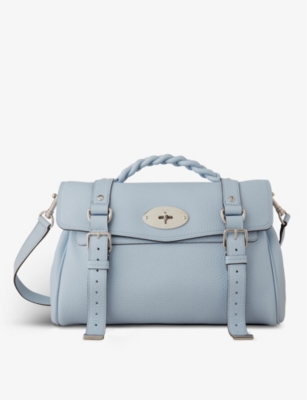 MULBERRY: Alexa grained leather satchel bag