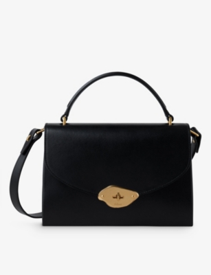 Mulberry Womens Black x Paul Smith Antony Leather Messenger Bag