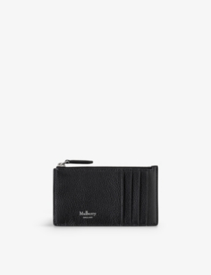 MULBERRY Continental small grained-leather card holder