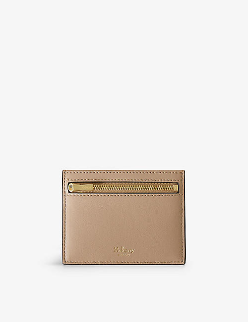 MULBERRY: Zipped leather card holder