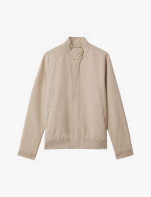 REISS: Peggy high-neck woven jacket